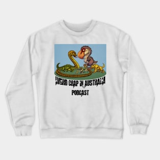 Weird Crap in Australia - Attack of the Mega Fauna Crewneck Sweatshirt